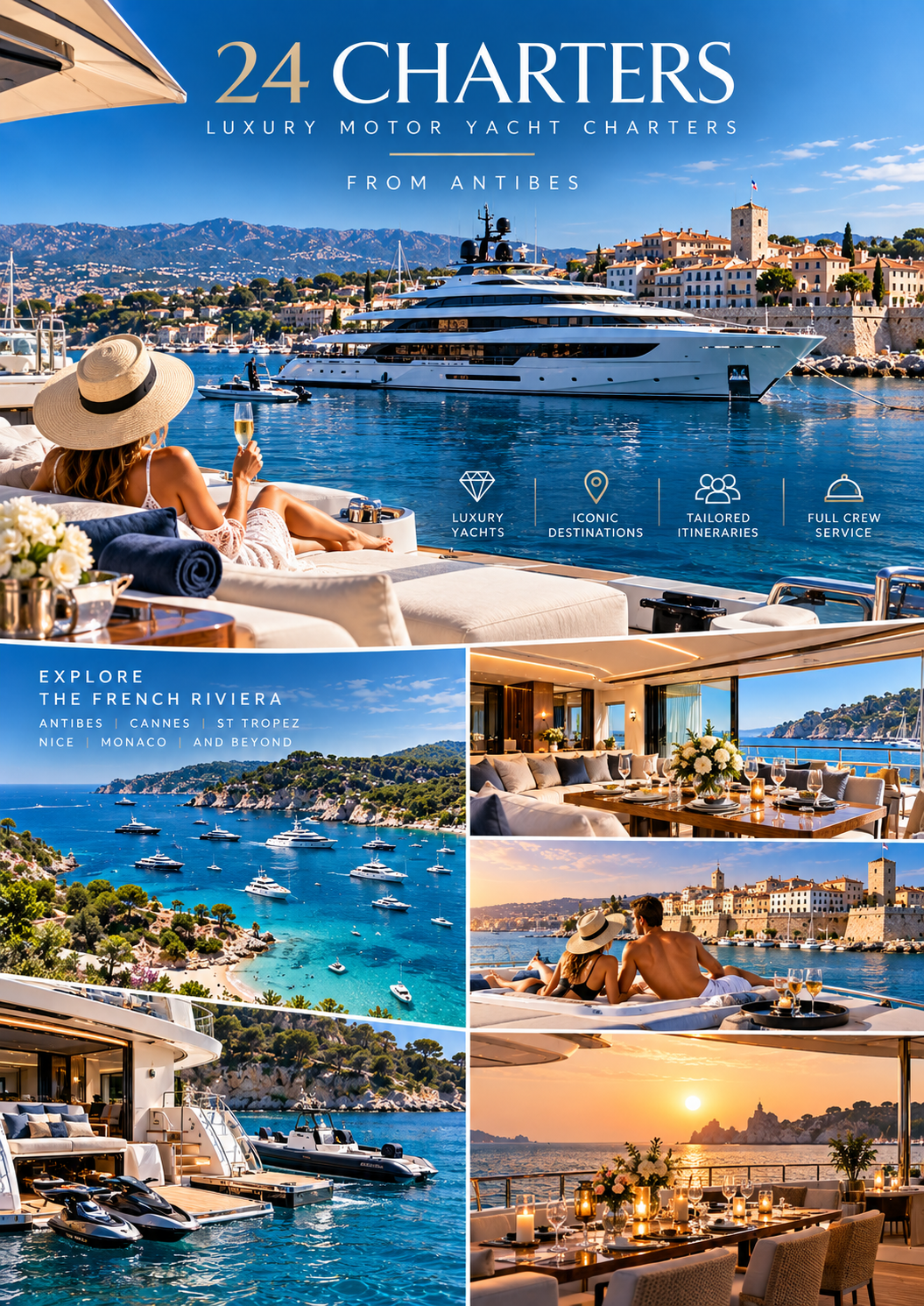 Cover for Charter Yacht Magazine