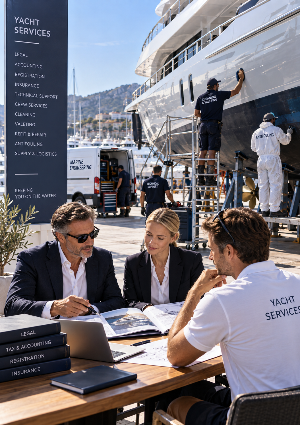 Cover for 24 Yacht Services