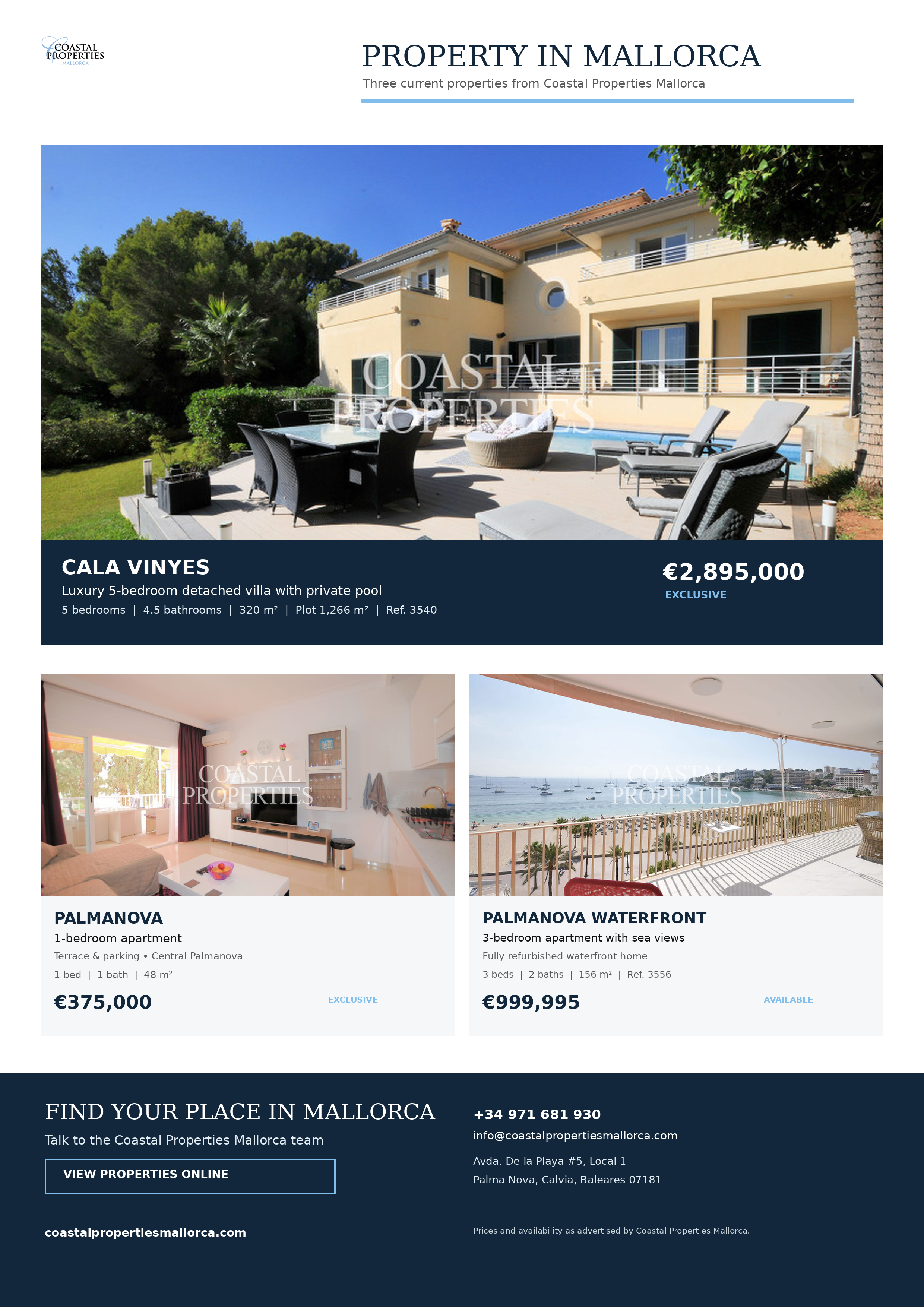 Advertising page