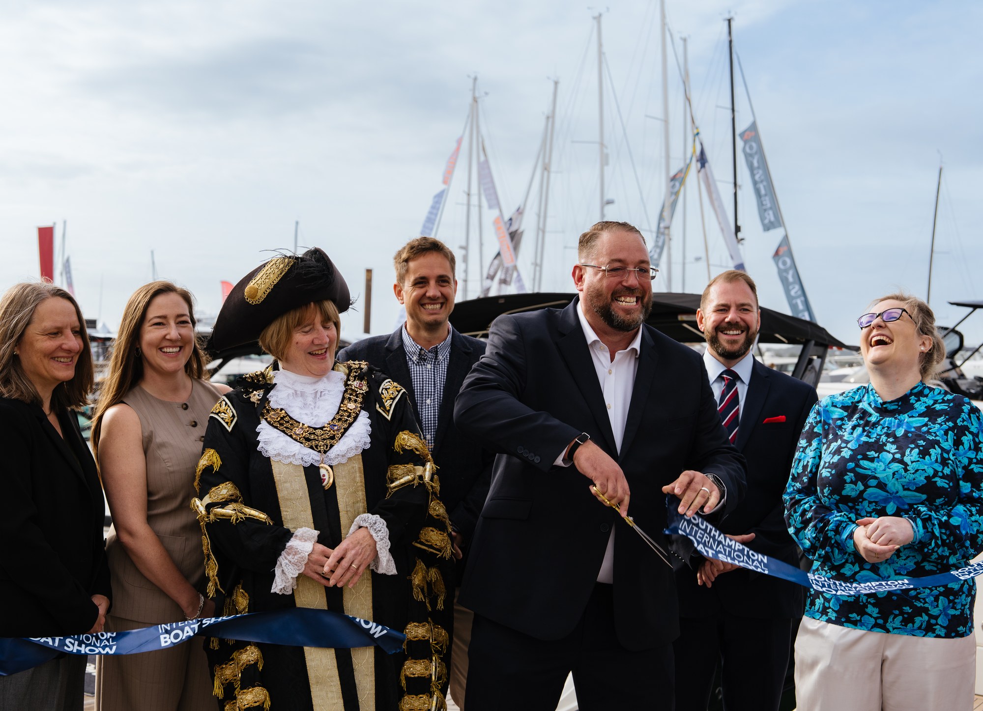 British Marine CEO Earle Stanner opens the 57th Southampton International Boat Show.